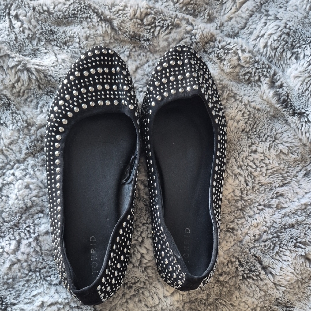 Torrid 🖤 Studded Black Flats